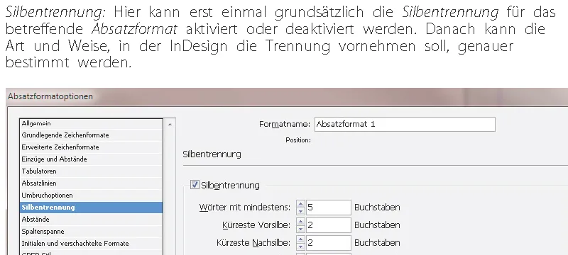 Mit Absatzformaten arbeiten in InDesign