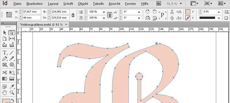 Create vector graphics in InDesign