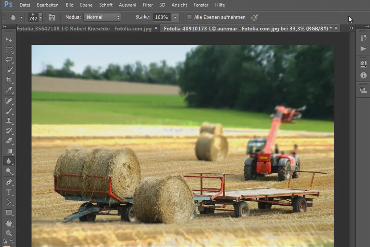 New functions in Photoshop CS6: Blur filter