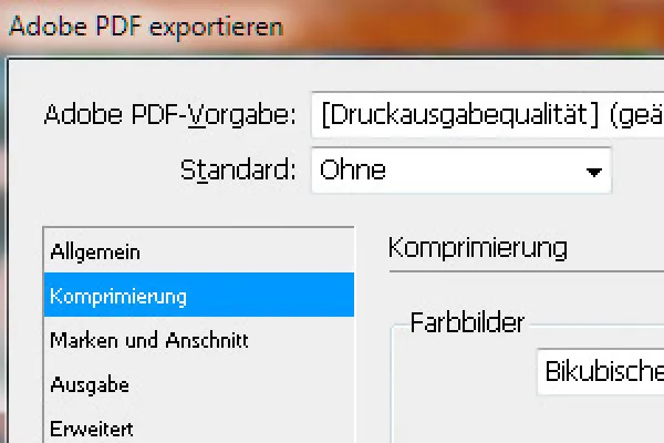 PDF-Export in InDesign