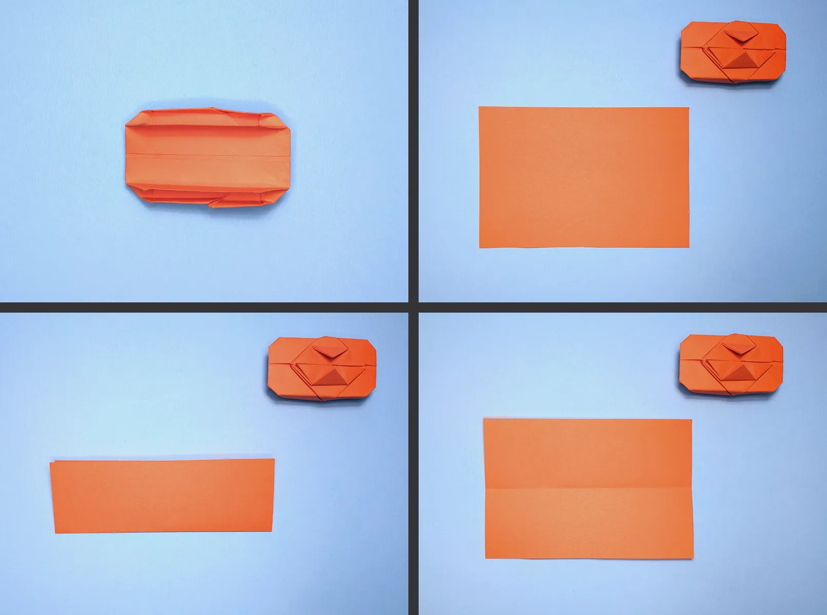 Tank van papier: Stap-voor-stap origami-instructies met foto's en beschrijving. Afbeelding 5