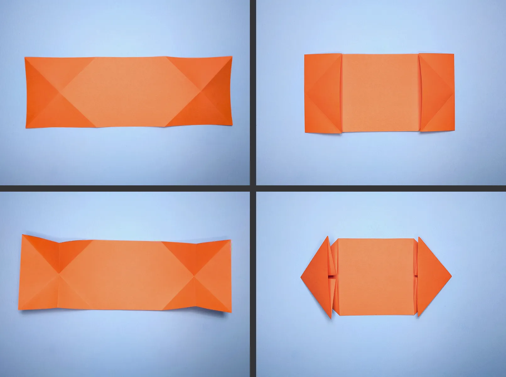 Panser lavet af papir: Trin-for-trin origami vejledning med billeder og beskrivelse. Billede 2