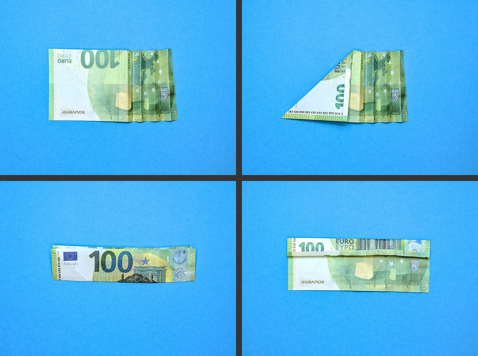 Folding flowers with money: Step-by-step guide. Picture 3 Folding flowers with money: Step-by-step instructions. Picture 3
