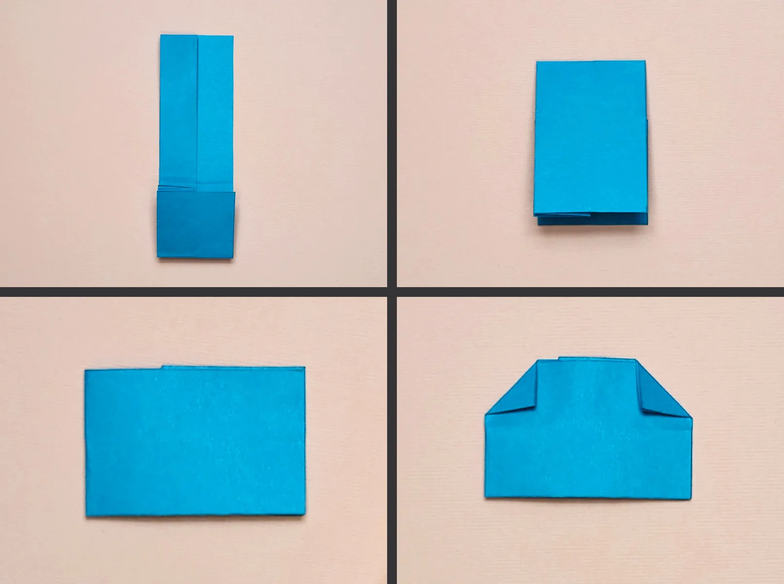 Origami snemand: Trin-for-trin vejledning med billeder. Billede 5