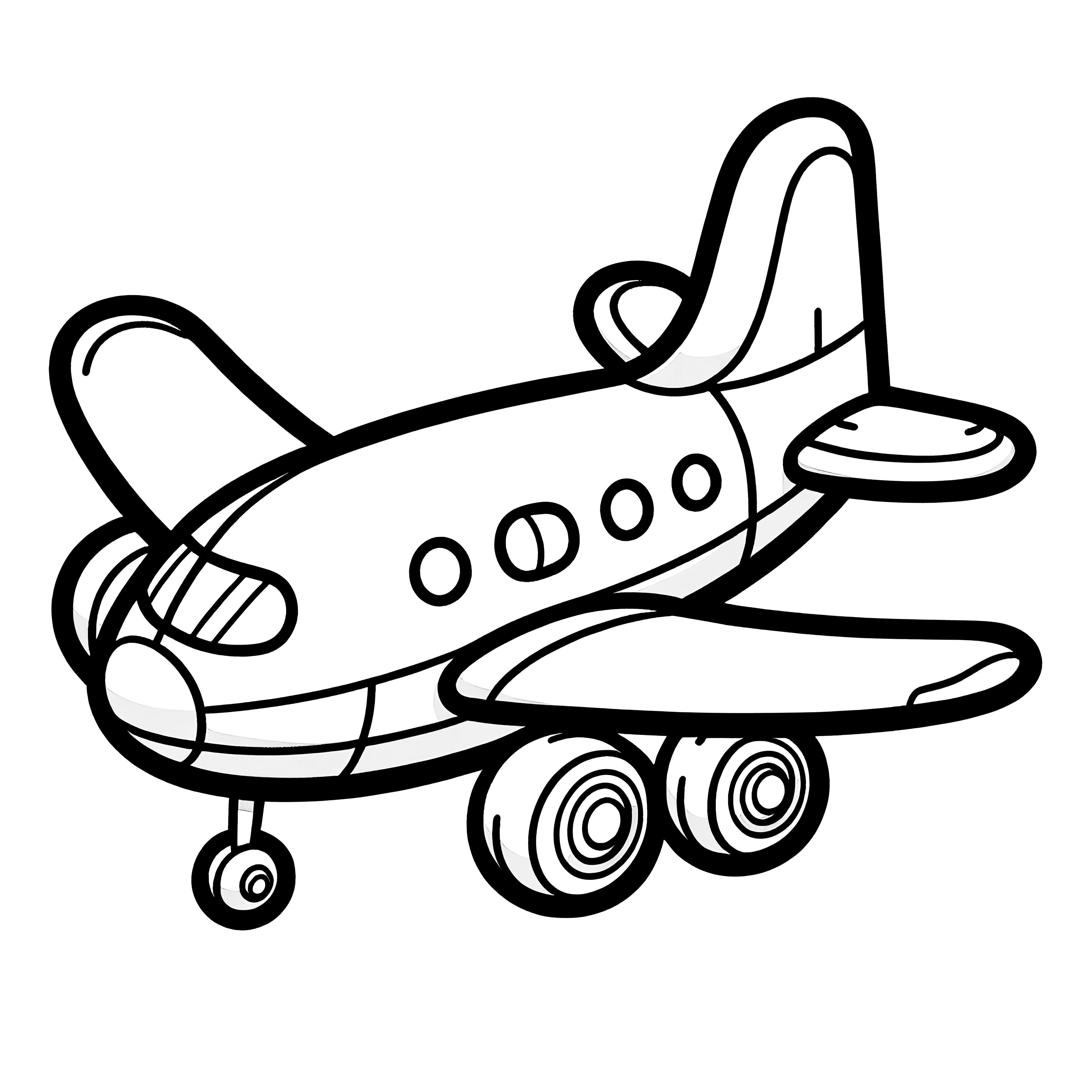 Play aircraft coloring page: Free to download