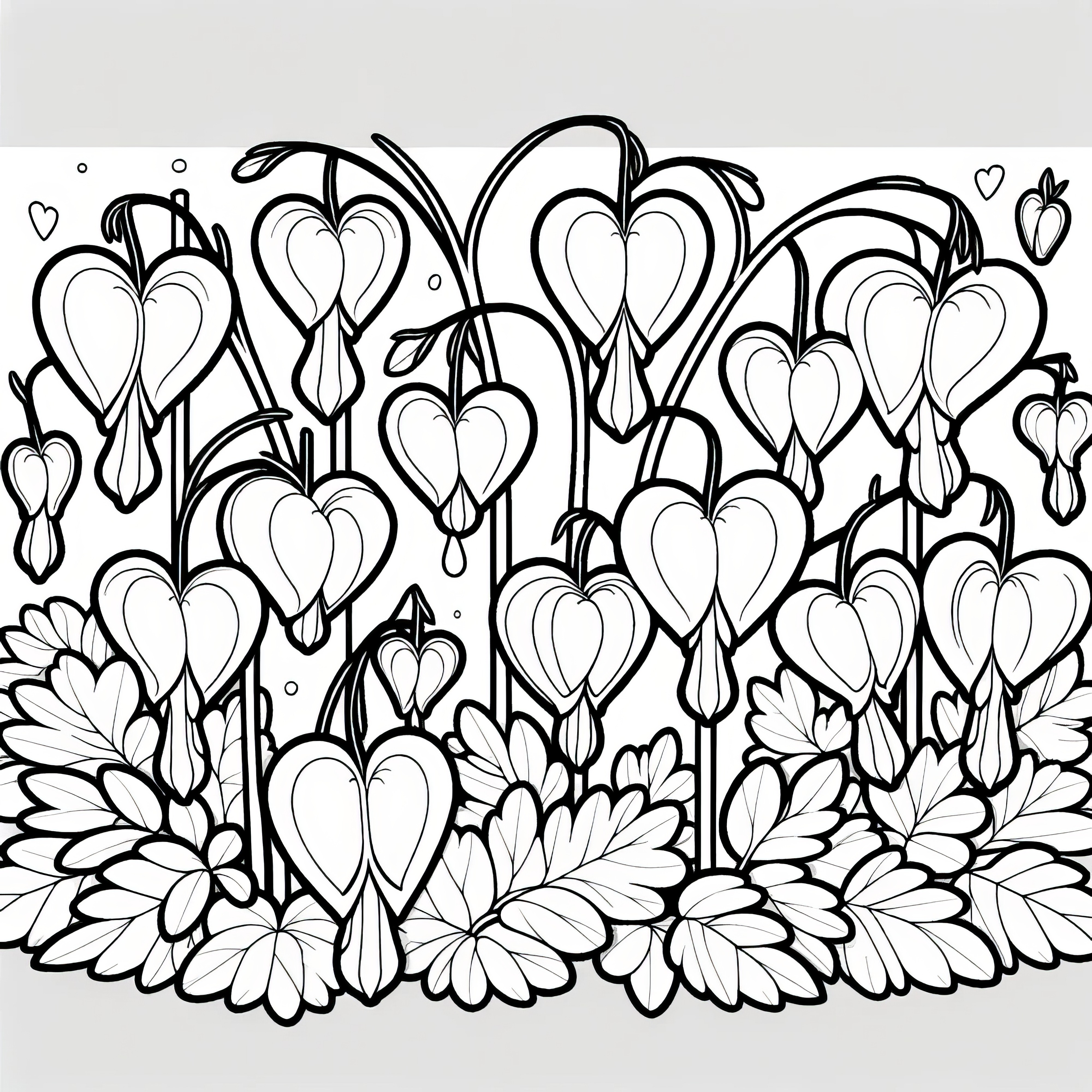 Tearful heart as a coloring template (Free)