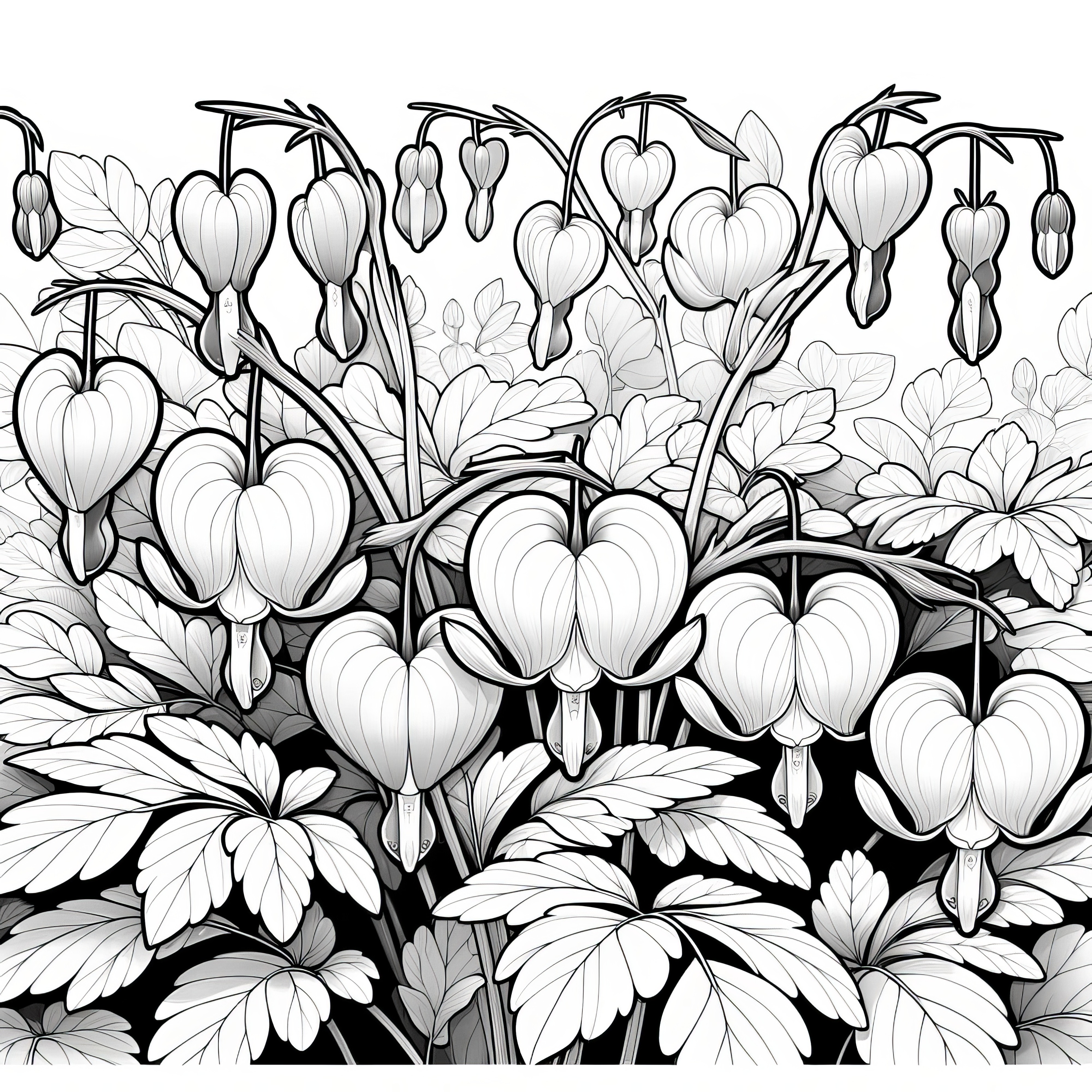 Tearful heart: Realistic coloring page (Free)