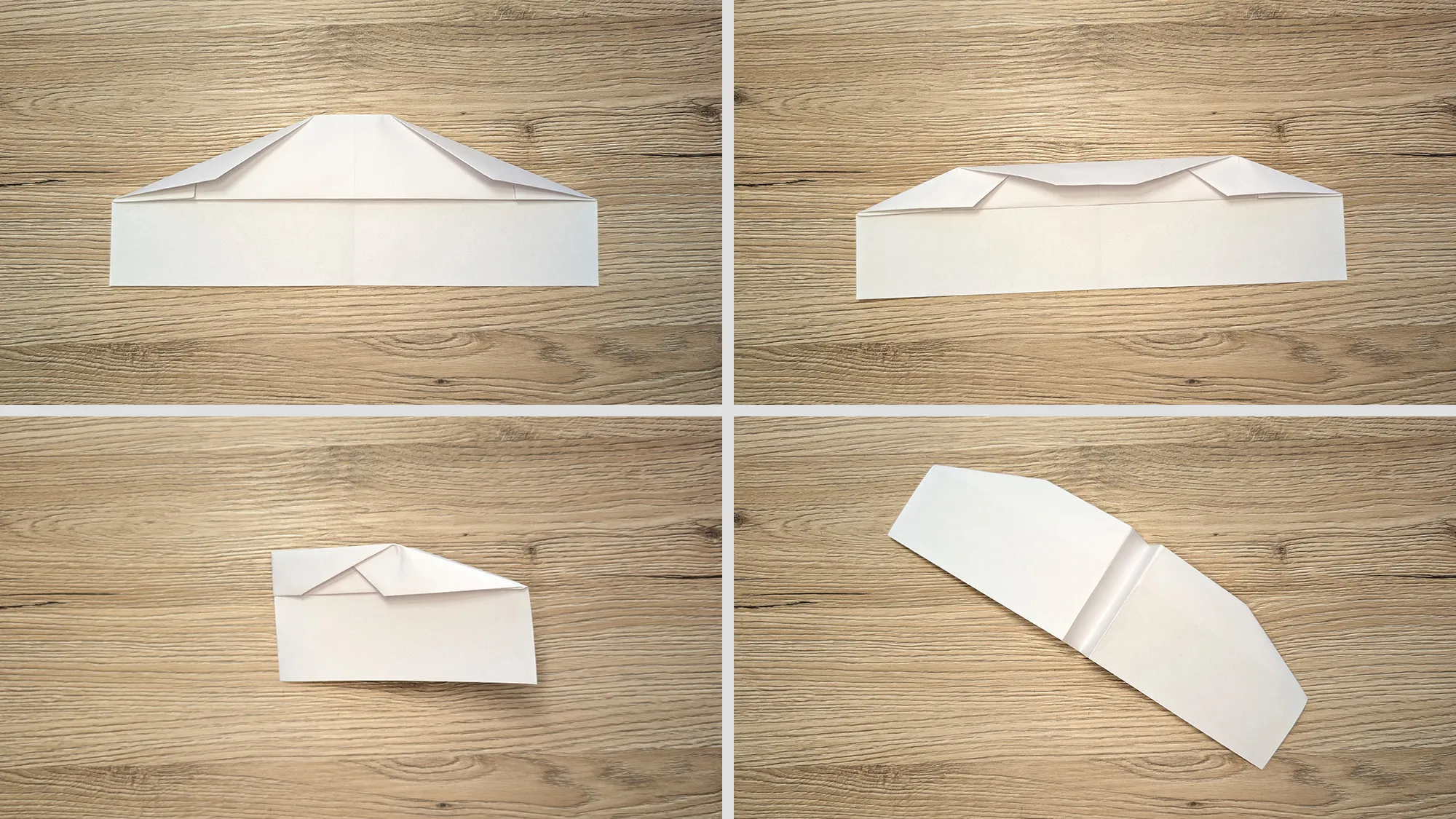 Origami fly: Trinn-for-trinn guide med bilder og beskrivelse. Bildet 3