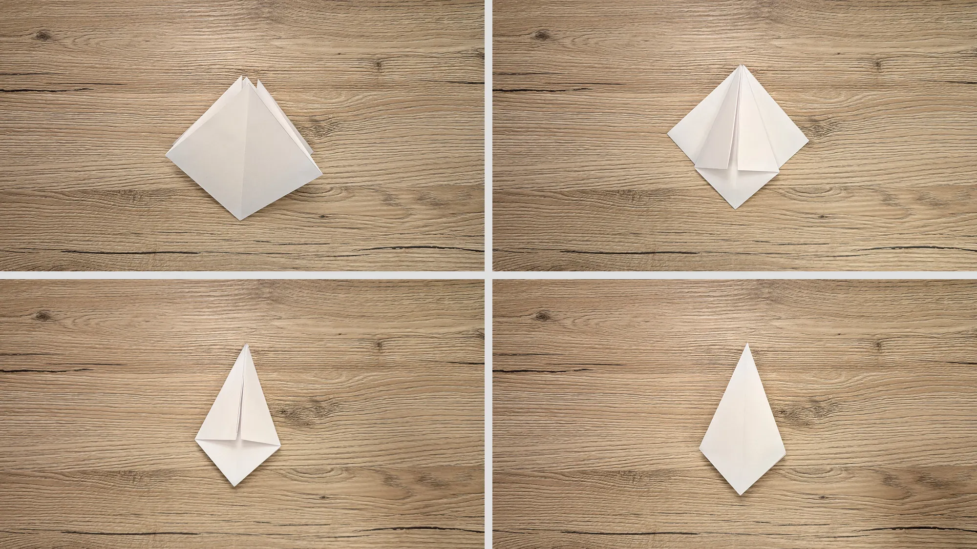 Origami spinning top: Step-by-step instructions with photos and description. The picture 3