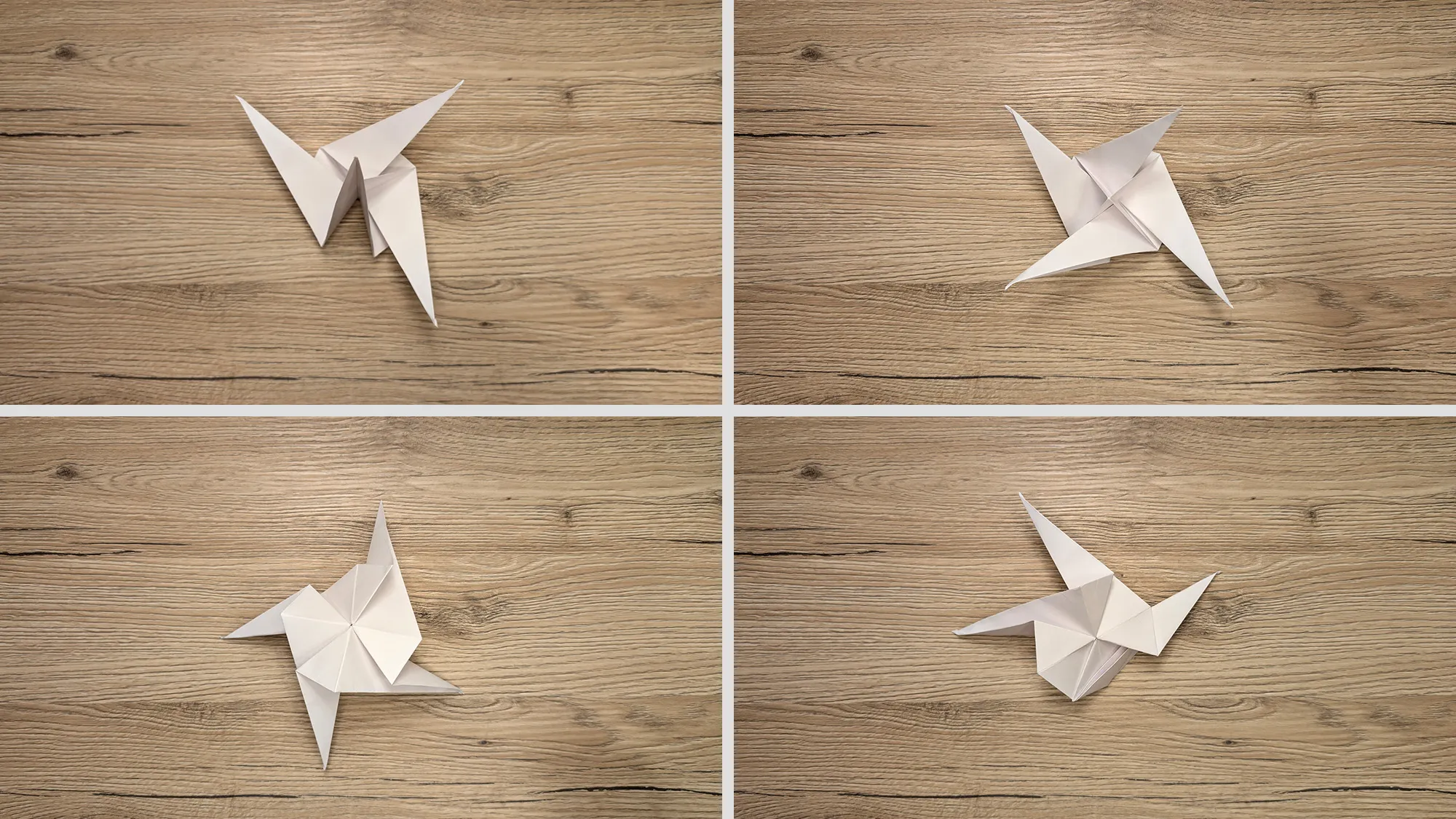 Origami spinning top: Step-by-step instructions with photos and description. The picture 6