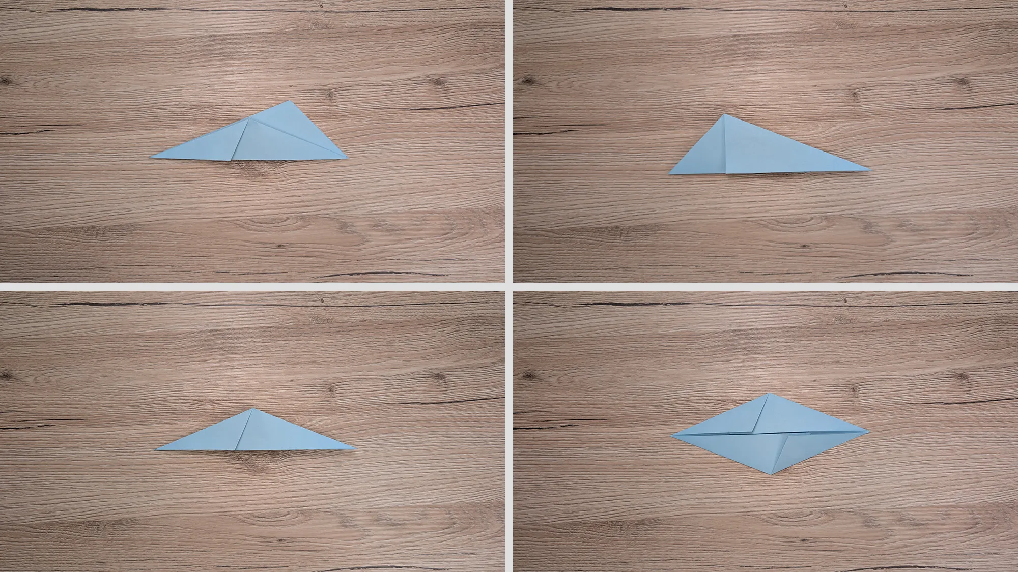 Origami ninja-stjerne: Trinvise instruktioner med fotos og beskrivelse. Billedet 3