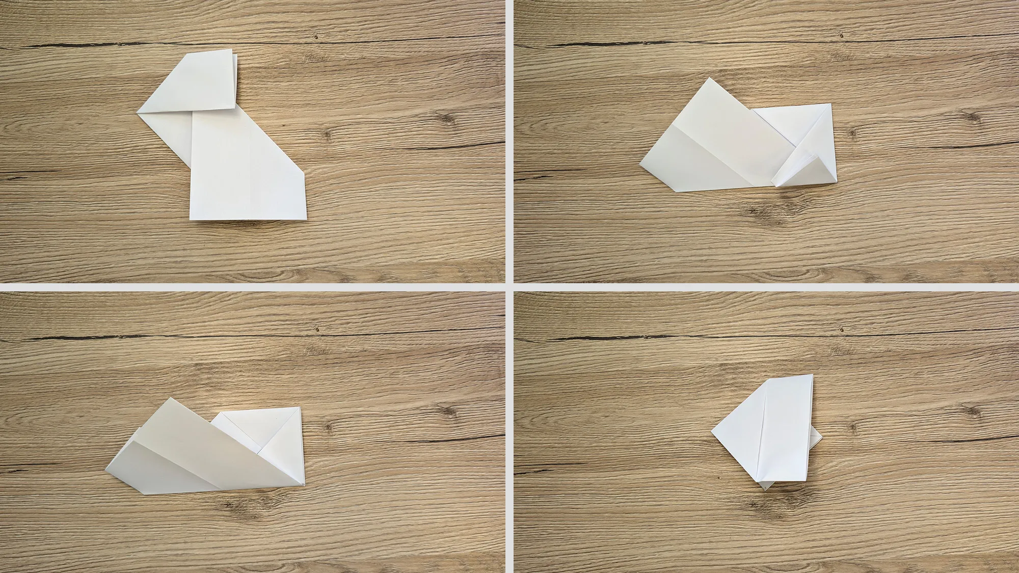 Ddakji Origami - Versie 2: Stap-voor-stap handleiding met foto's en tekstuele beschrijving. De afbeelding 3