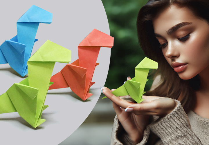 Origami: vouwinstructies voor papier