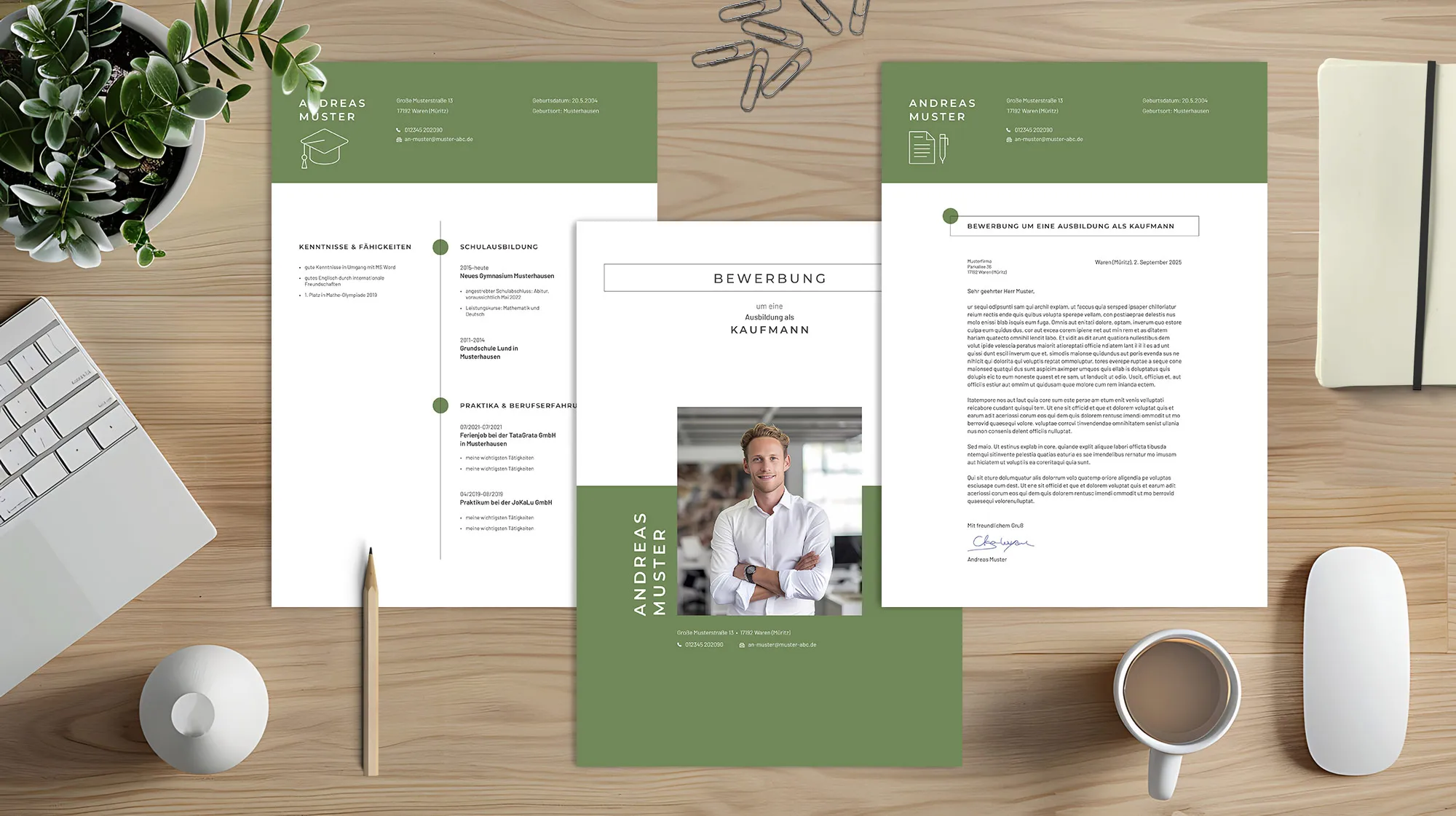 Application as a graphic designer: sample resume and cover letter