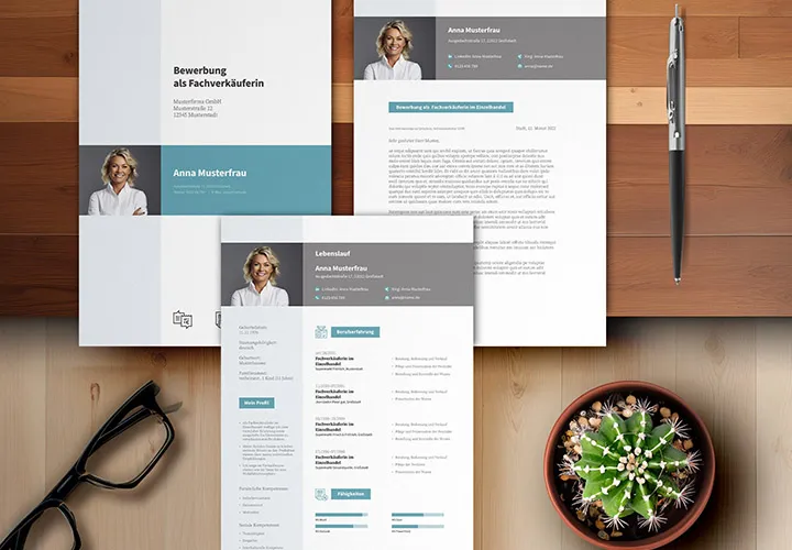 Office-Manager: Vorlage für eine Bewerbung mit Lebenslauf