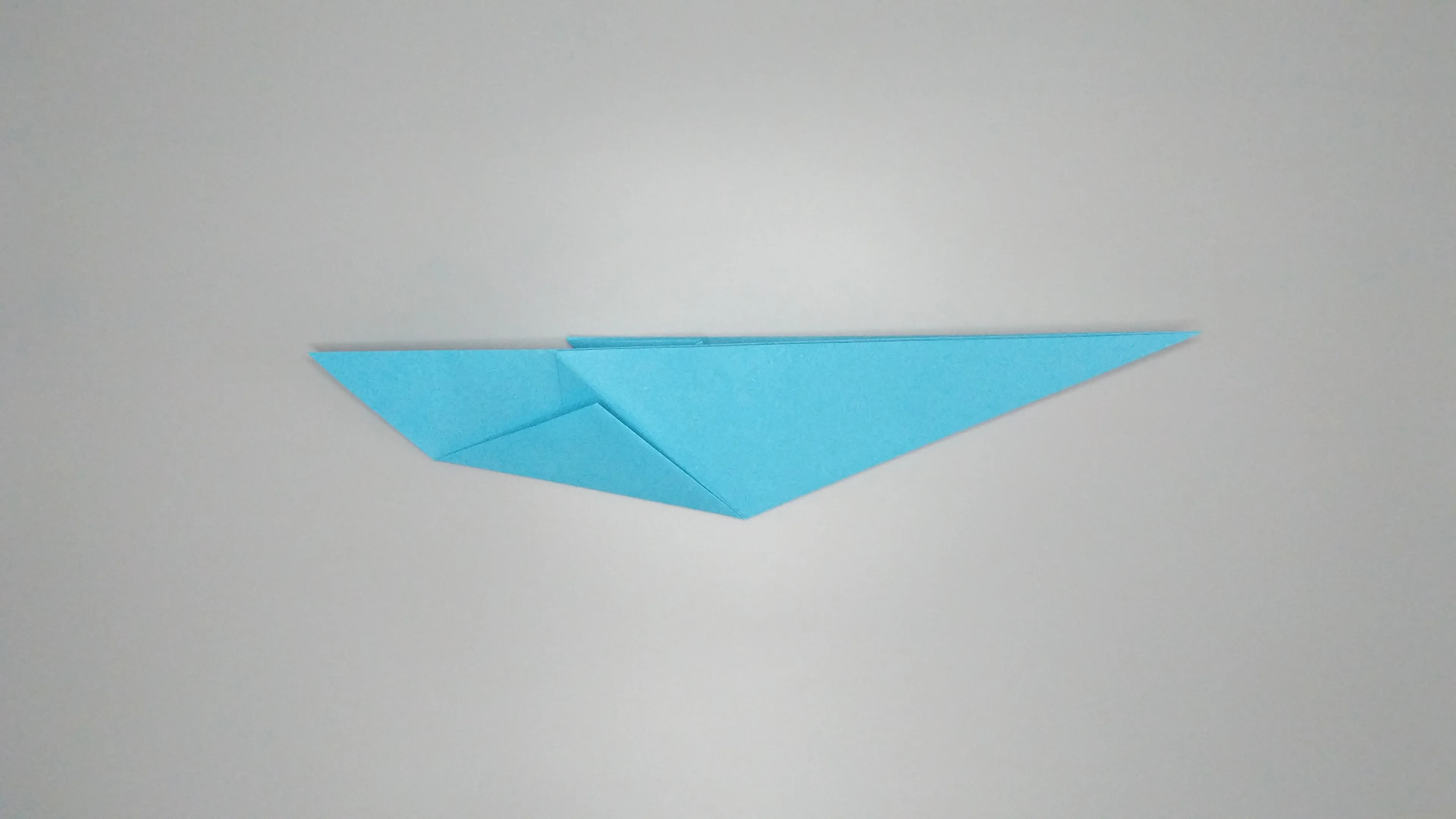 Instructions with photos for folding an origami swan. Step № 13