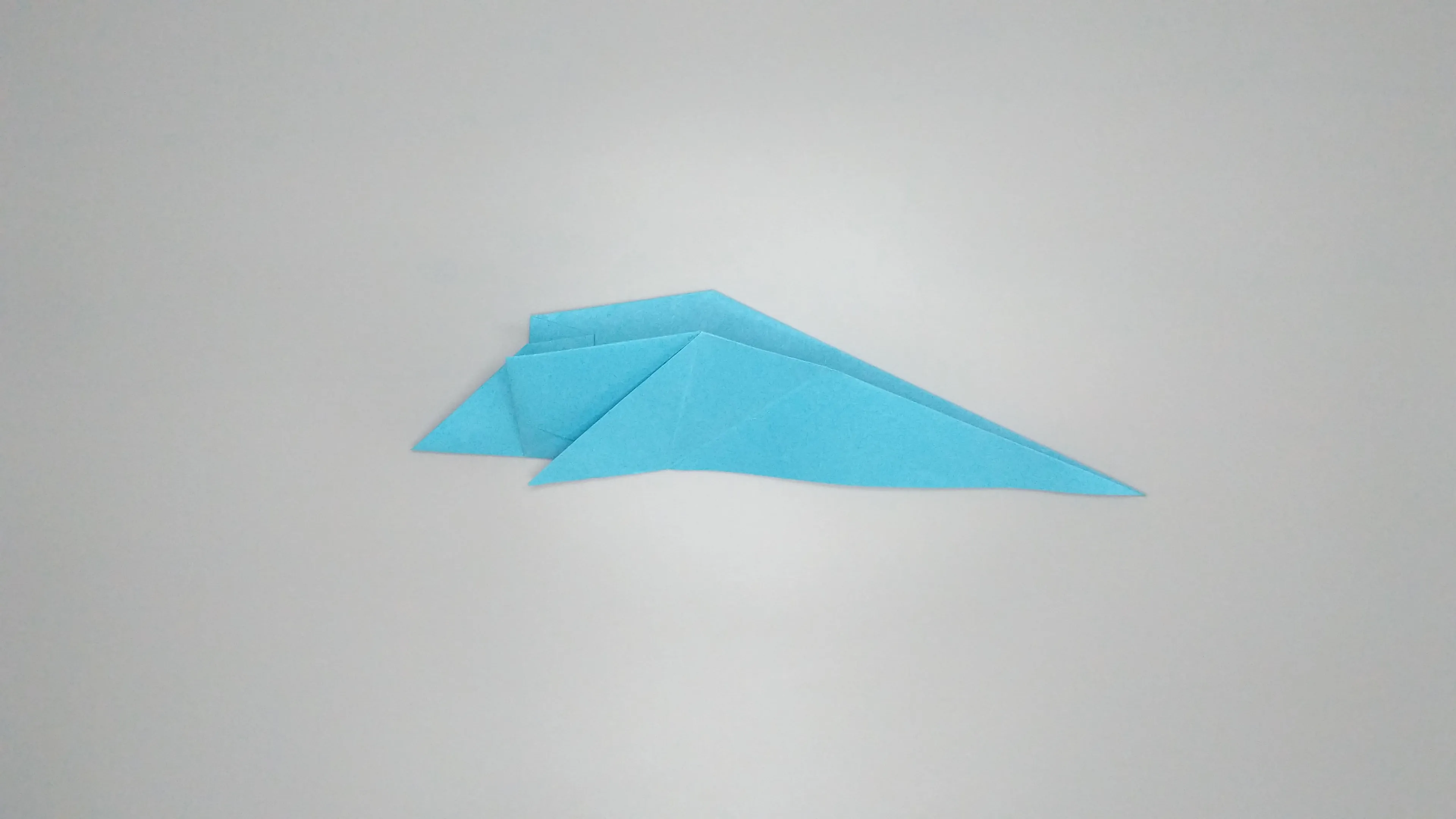 Instructions with photos for folding an origami swan. Step № 20-2