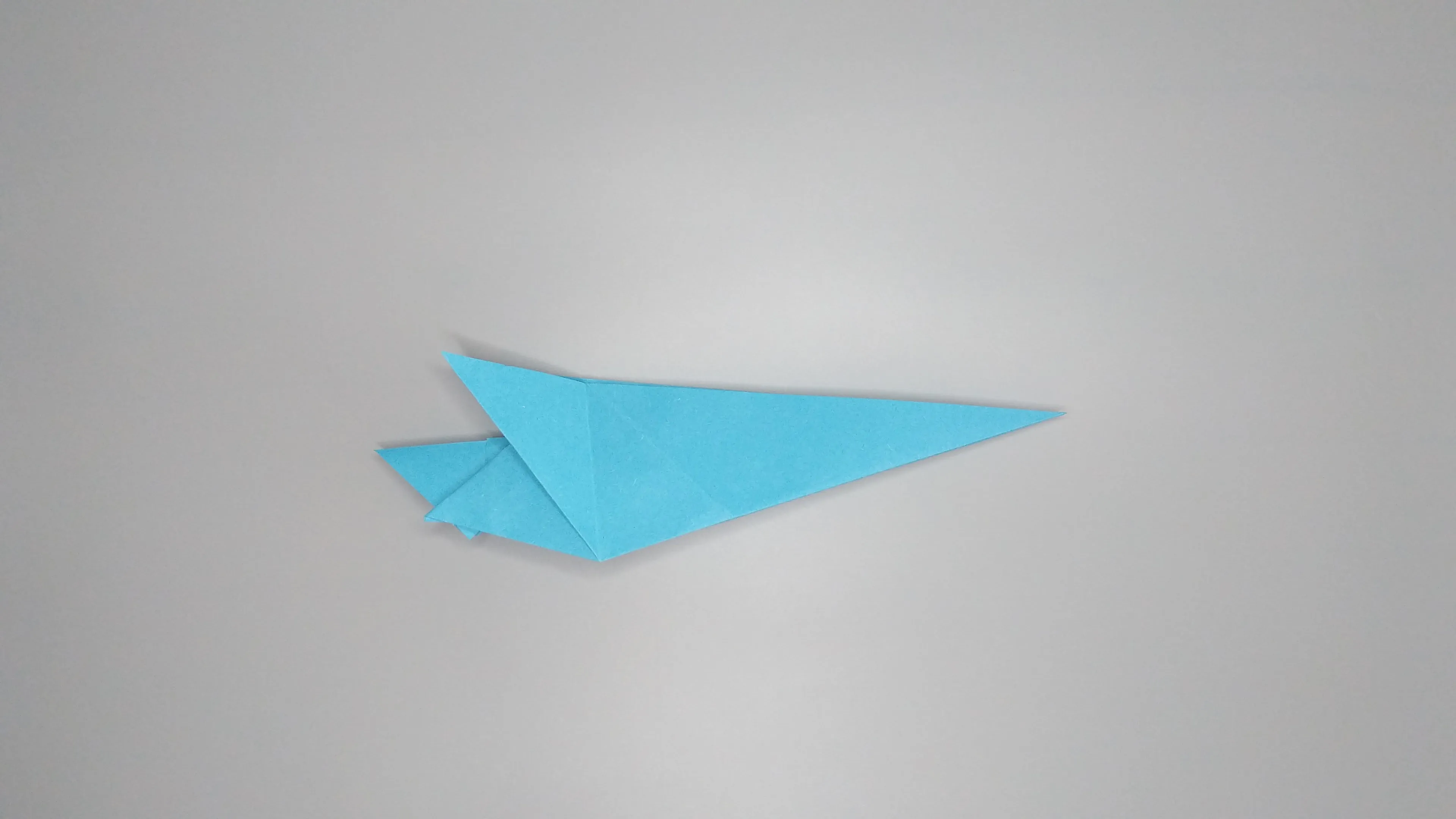 Instructions with photos for folding an origami swan. Step № 26