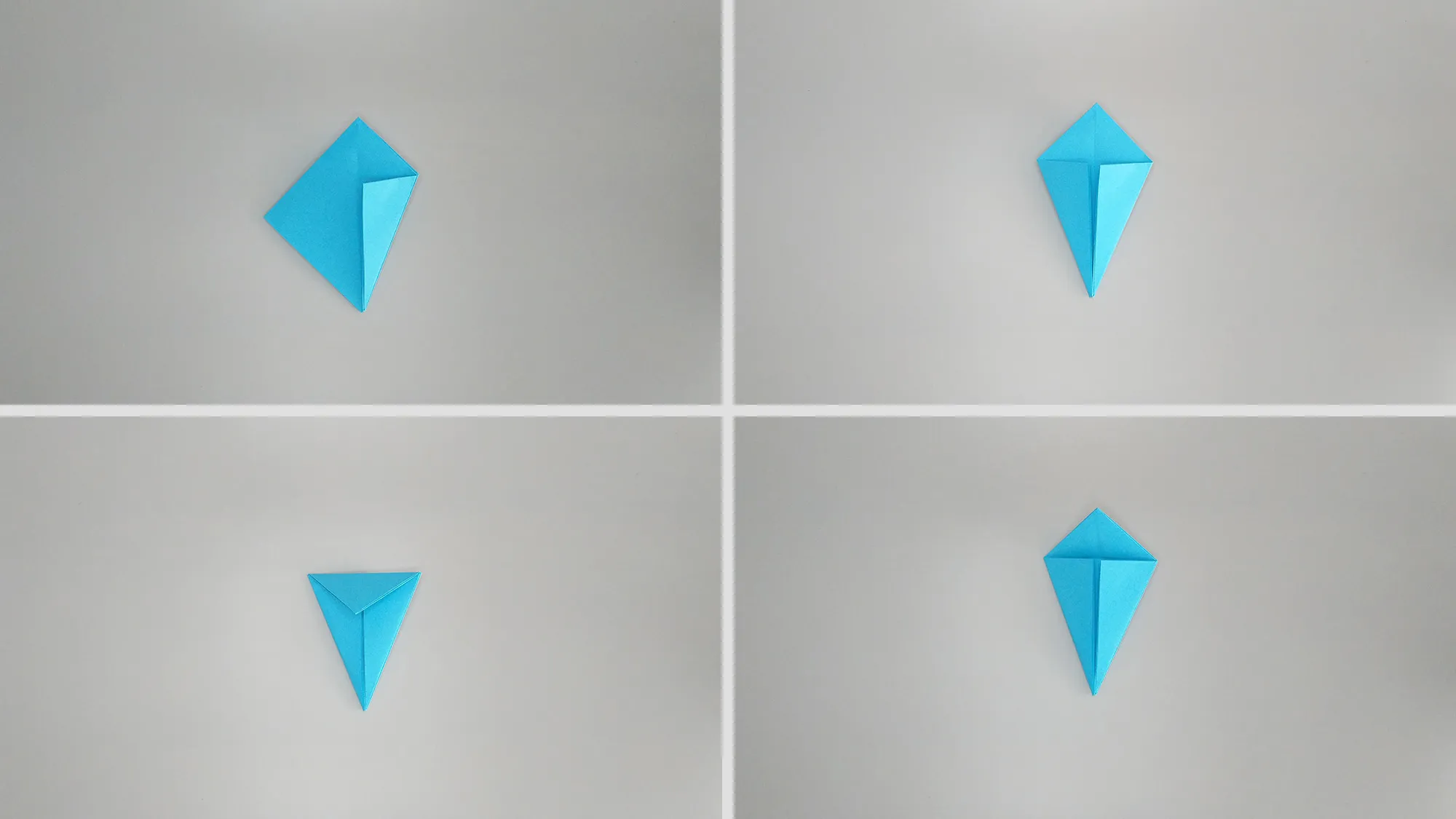 Folding an origami crane out of paper. Figure 5