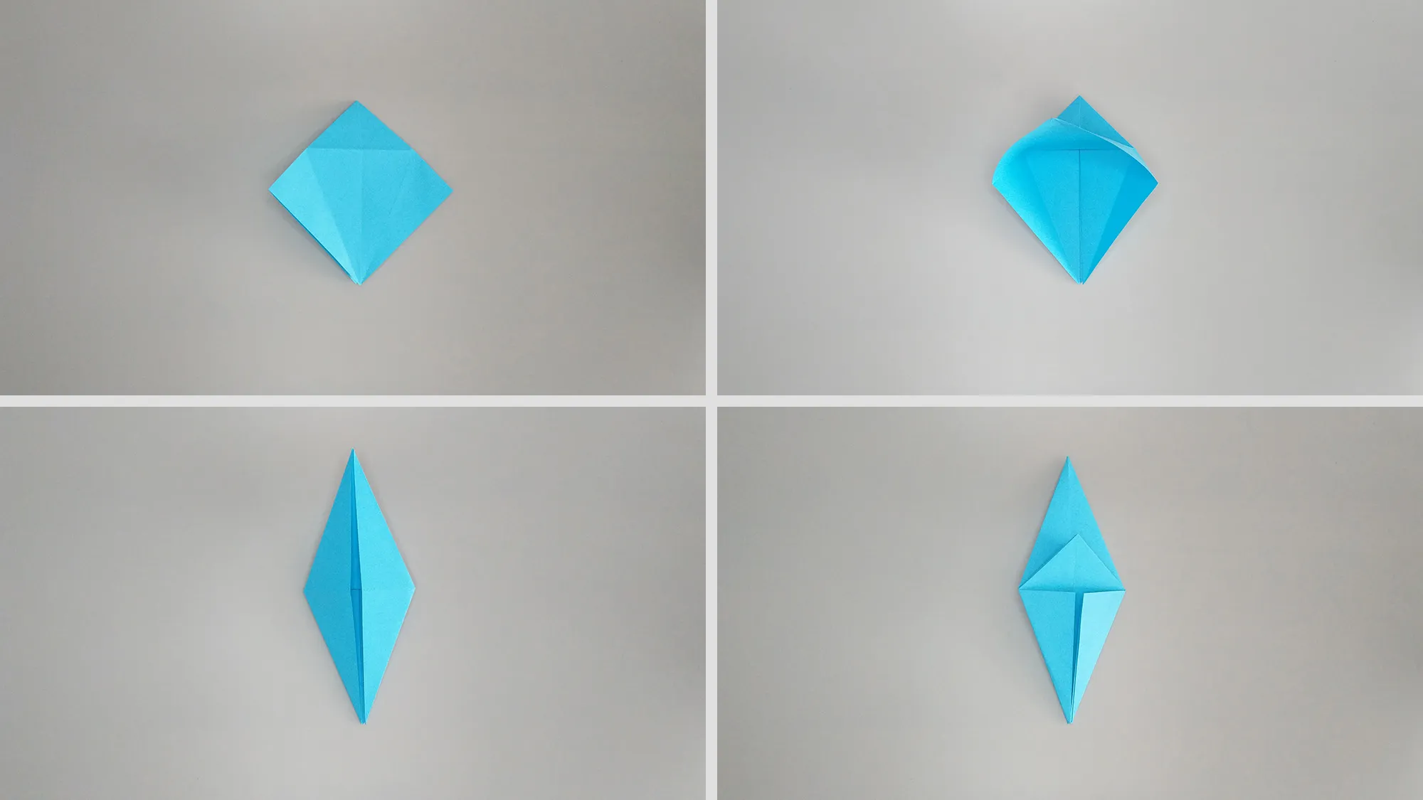 Folding an origami crane out of paper. Figure 6