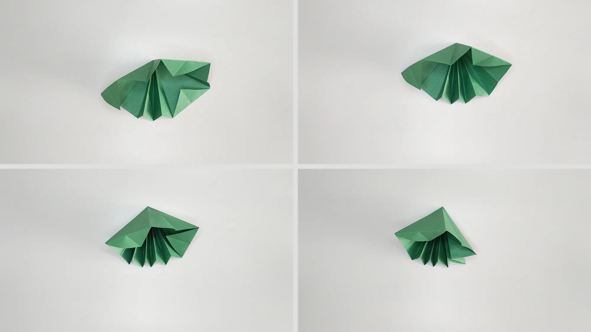 Origami, Christmas tree, Illustration 13