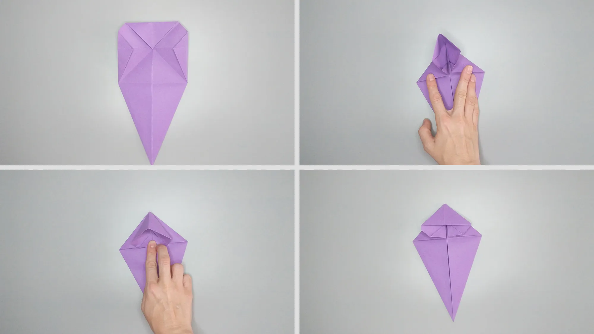 Hacer una figura de origami de un gato - Instrucciones. Paso 5