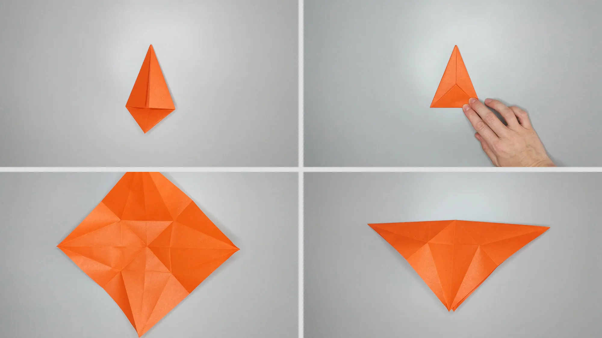 Paukščio gamyba iš popieriaus - origami instrukcijos papūgai. 6 žingsnis