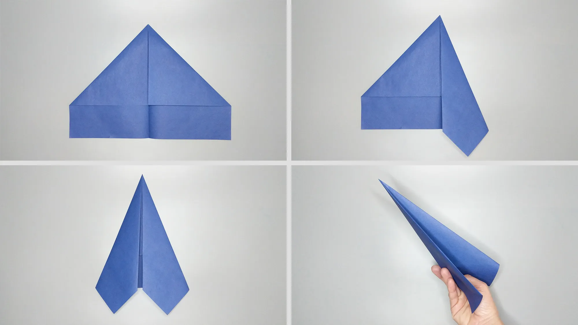 Lage kampfly origami: trinn 2