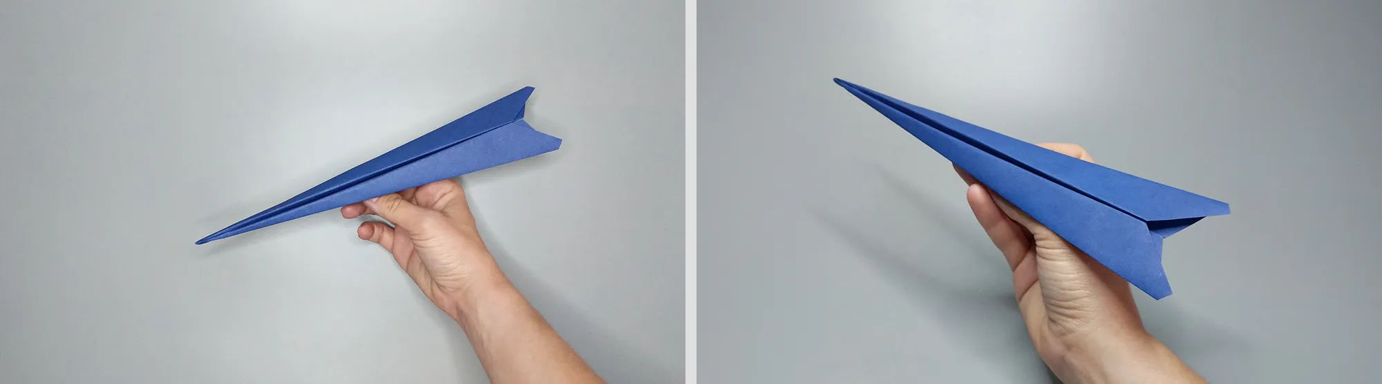 Plegar avión de papel en forma de caza: Paso 5