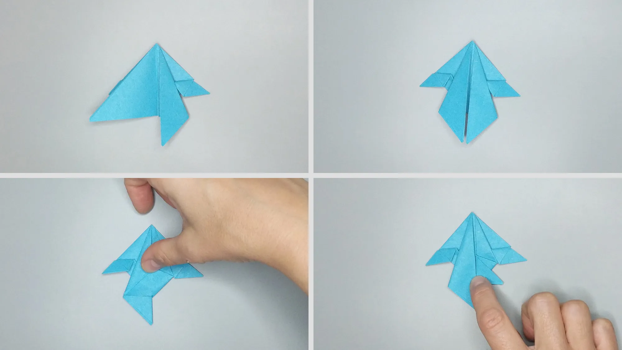 Ikan lipat - origami sederhana untuk anak-anak usia 3 tahun ke atas. Langkah 7