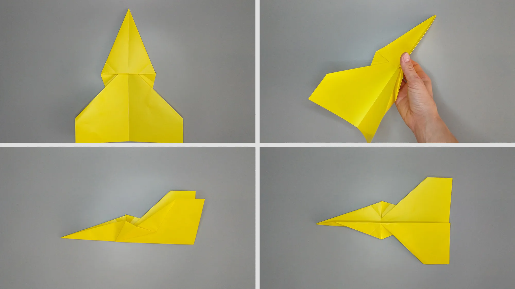 Origami airplane Northrop YF-17 Cobra: Step 5 Origami airplane Northrop YF-17 Cobra: Step
