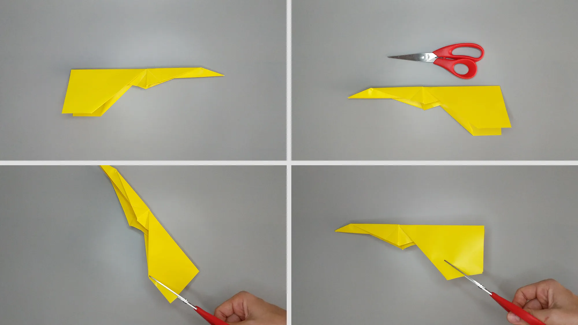 Origami airplane Northrop YF-17 Cobra: Step 6 Origami airplane Northrop YF-17 Cobra: Step 6