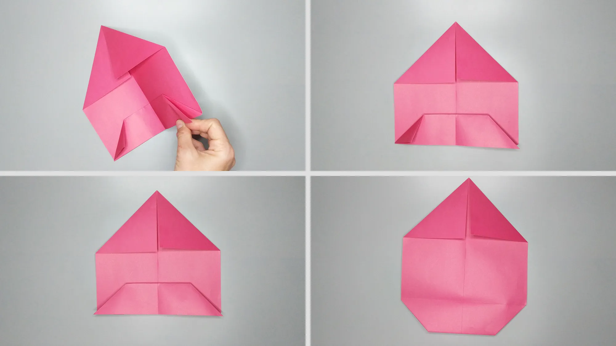 Pesawat ruang Origami: Langkah 3