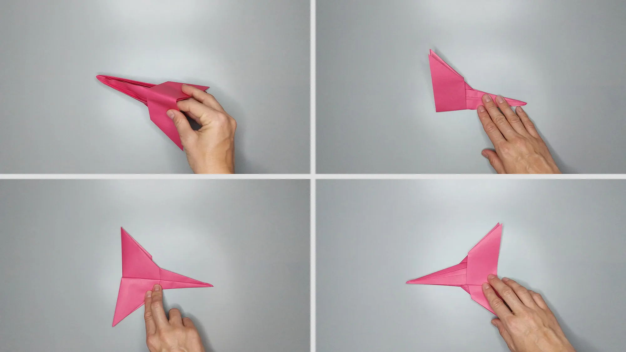 Pesawat ruang origami: Langkah 7