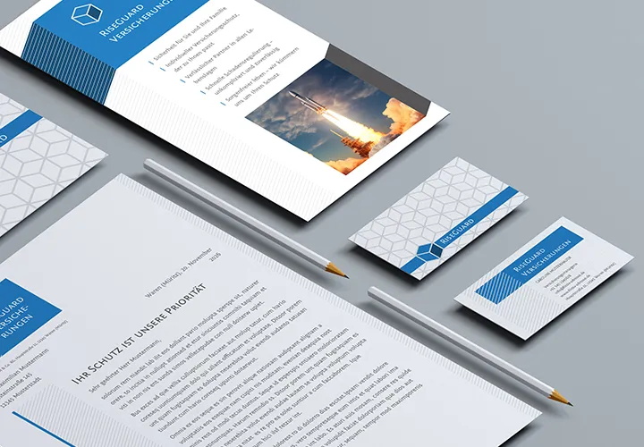 "Rise" - Corporate design for financial services & insurance providers