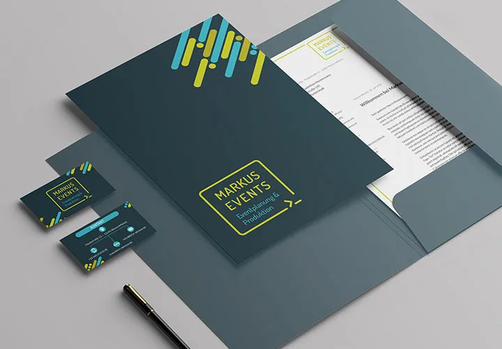 Design templates for event organizers & managers (business stationery)