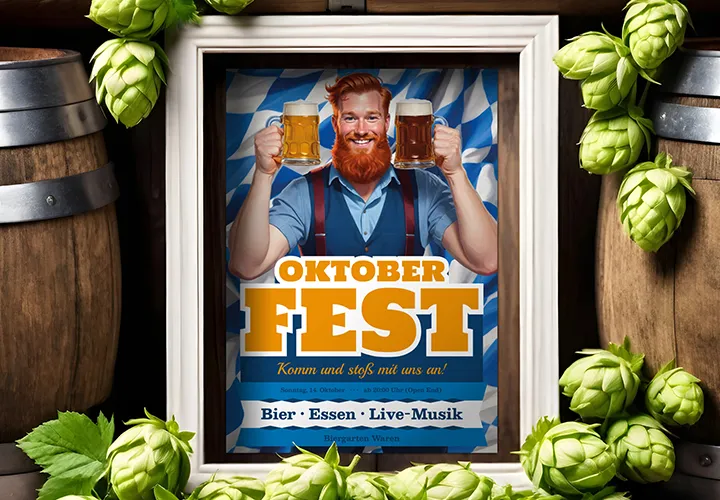 Oktoberfest: Posters & flyers - templates in Oktoberfest design