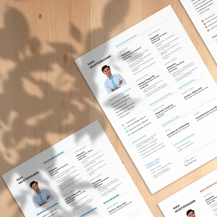 Resume Nursing Assistant - one-sided template for Word