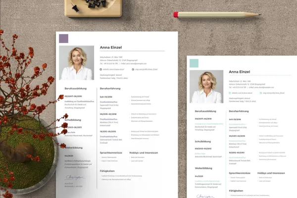 One-sided resume template for application as a retail salesperson, editable in Word.