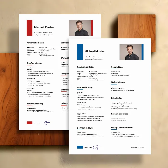 Resume template for salesperson - one-page template for Word.