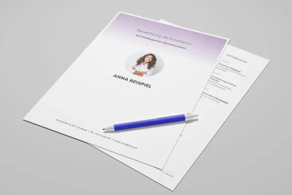 Sample, template for the application as a educator: cover letter, resume