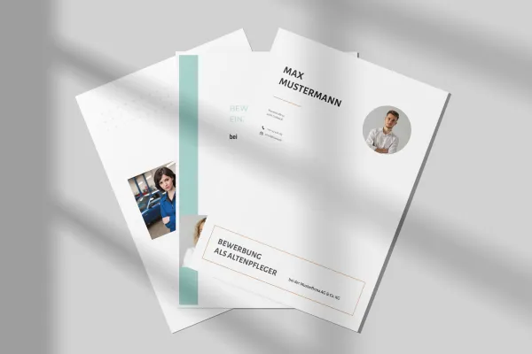 Deckblatt-Vorlagen für die Bewerbung zum Download, bearbeitbar in Word und Co.