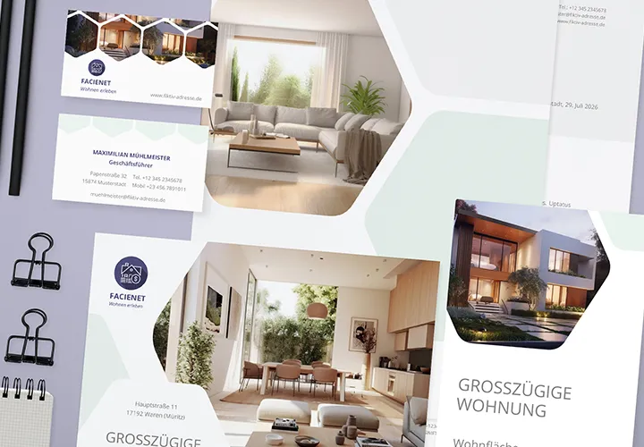 Powerful design templates for real estate companies and architecture firms