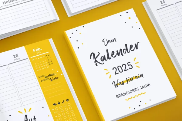 Puedes personalizar el libro-calendario con tus propias frases.