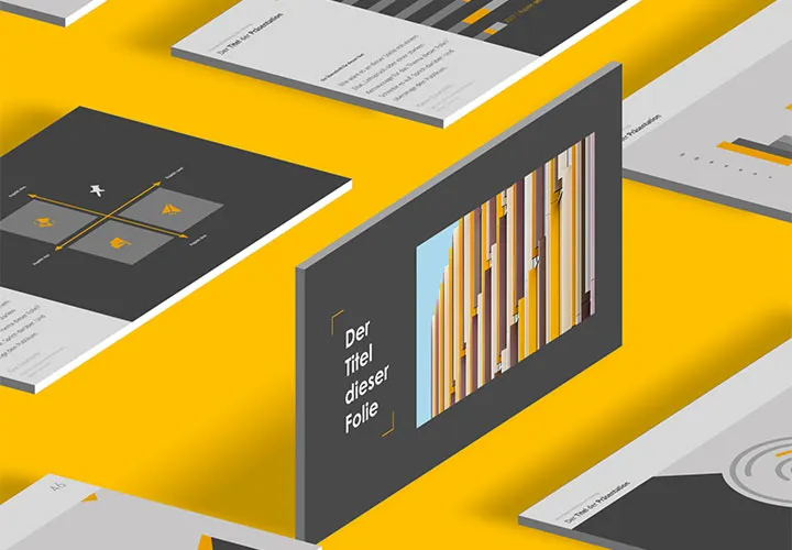 100 plantillas para PowerPoint, Keynote y Google Slides en el moderno estilo "enlazado".