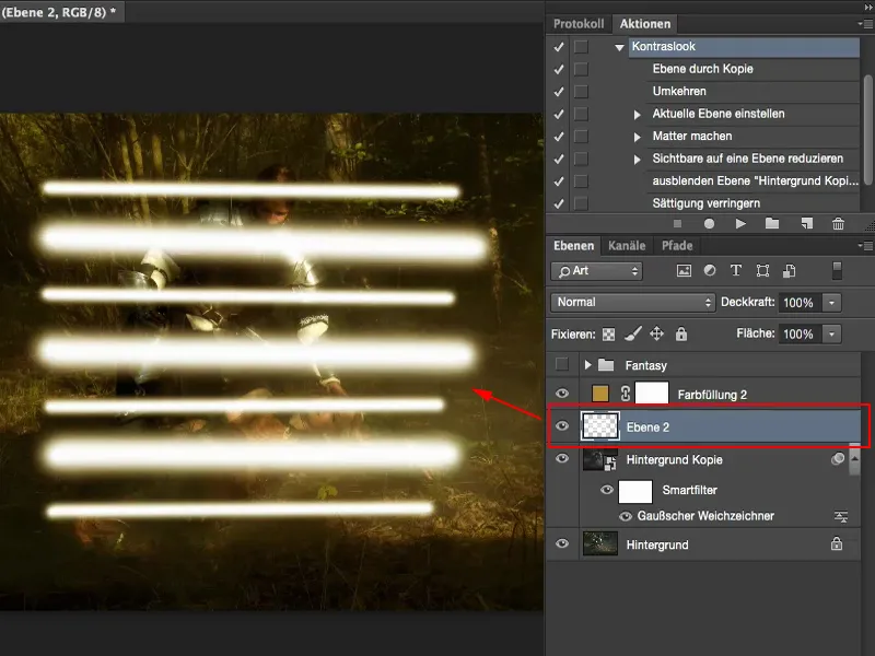 Izskati un stili ar Photoshop - Fantāziju stils