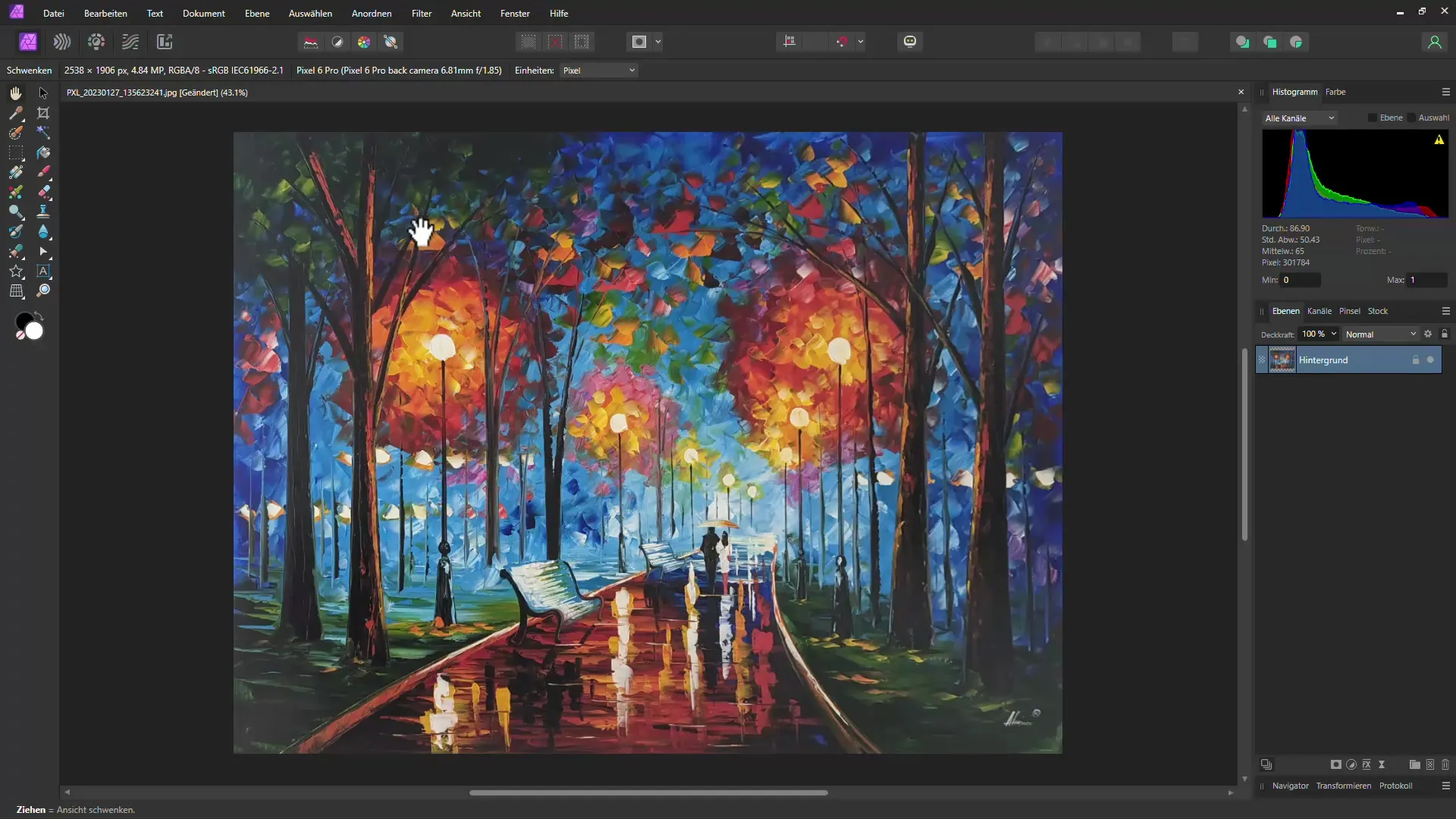 Professionals know: This is how you change the perspective of your photos in Affinity Photo