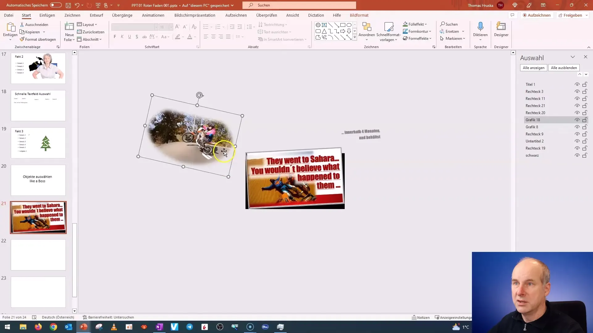 PowerPoint kursu: Nesneleri profesyonel bir şekilde seçip yönetme