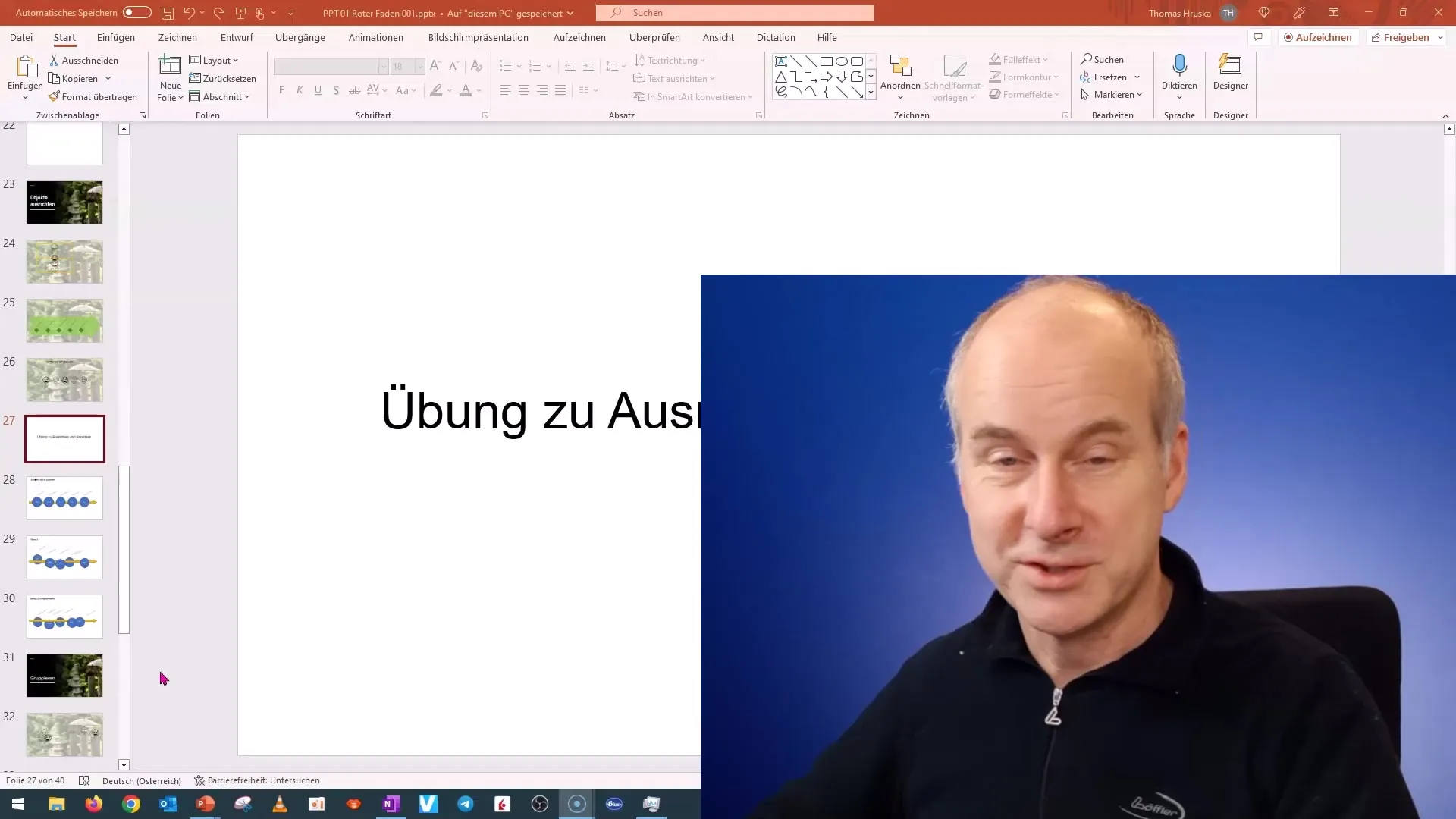 Profesionalne tehnike za poravnavo in razporejanje v programu PowerPoint