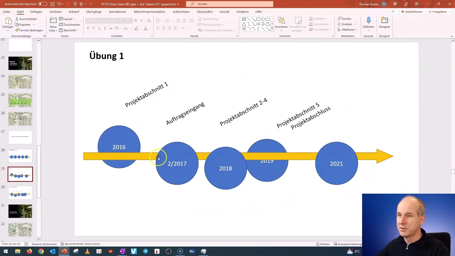 Profesionalūs derinimo ir išdėstymo "PowerPoint" programoje būdai